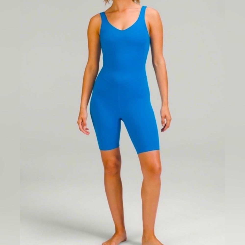 lululemon Align 8” Bodysuit Poolside size 6